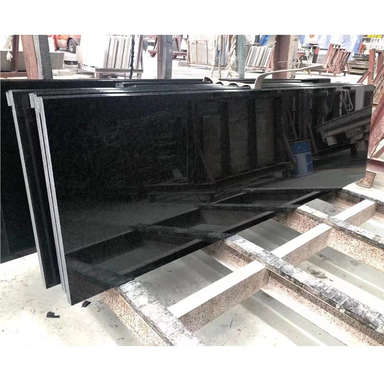Polished Black granite for tops Polished Black granite for tops