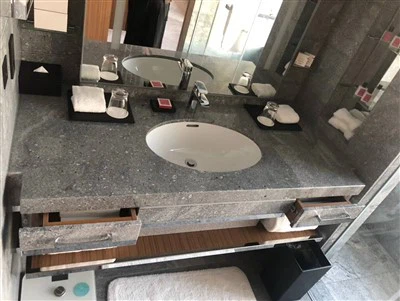 Brugerdefineret Granit Badeværelse Vanity Top