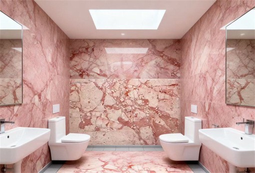 Pink Marble Tiles For bathroom Pink Marble Tiles For bathroom