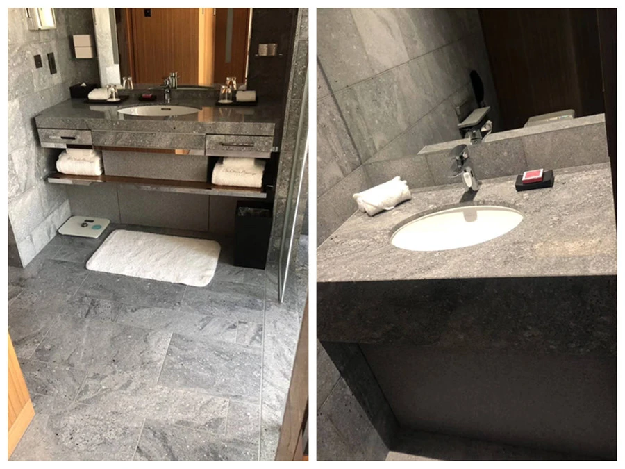 G023 for The Okura hotel Tokyo G023 Grey granite countertops G023 for The Okura hotel Tokyo G023 Grey granite countertops