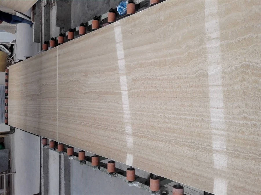 Roman vein cut Travertine slab
